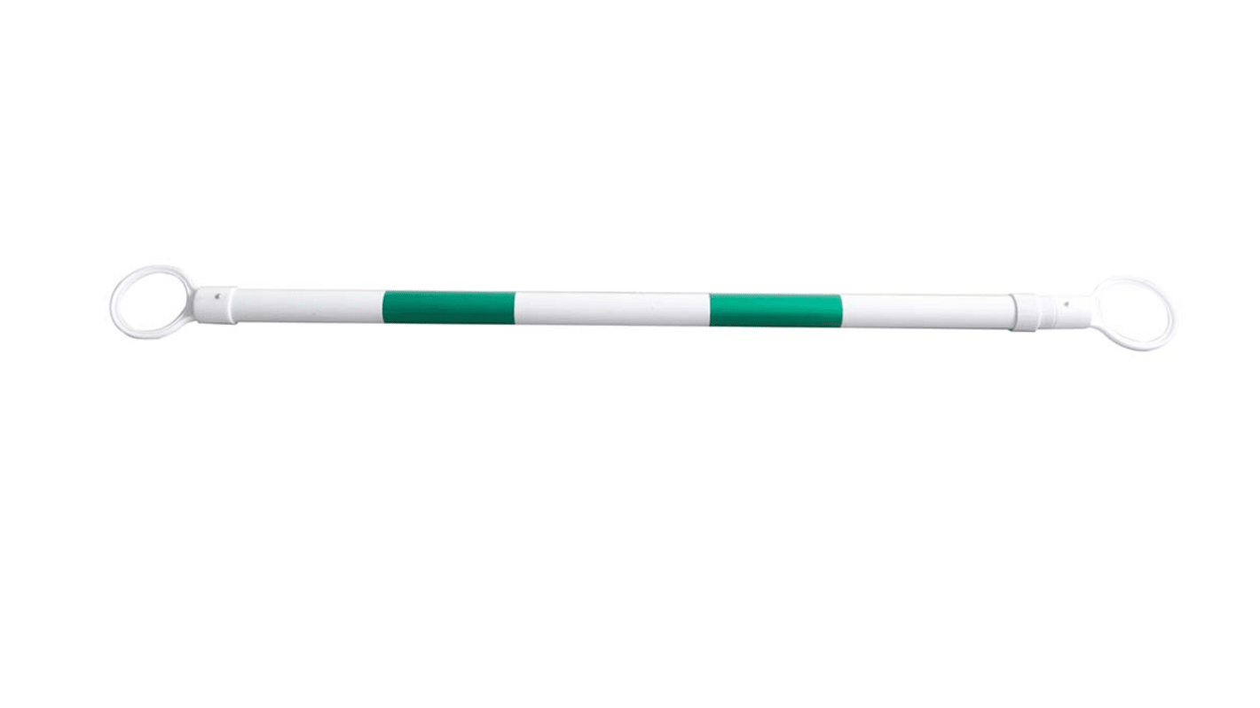 RS PRO Green, White Plastic Bar
