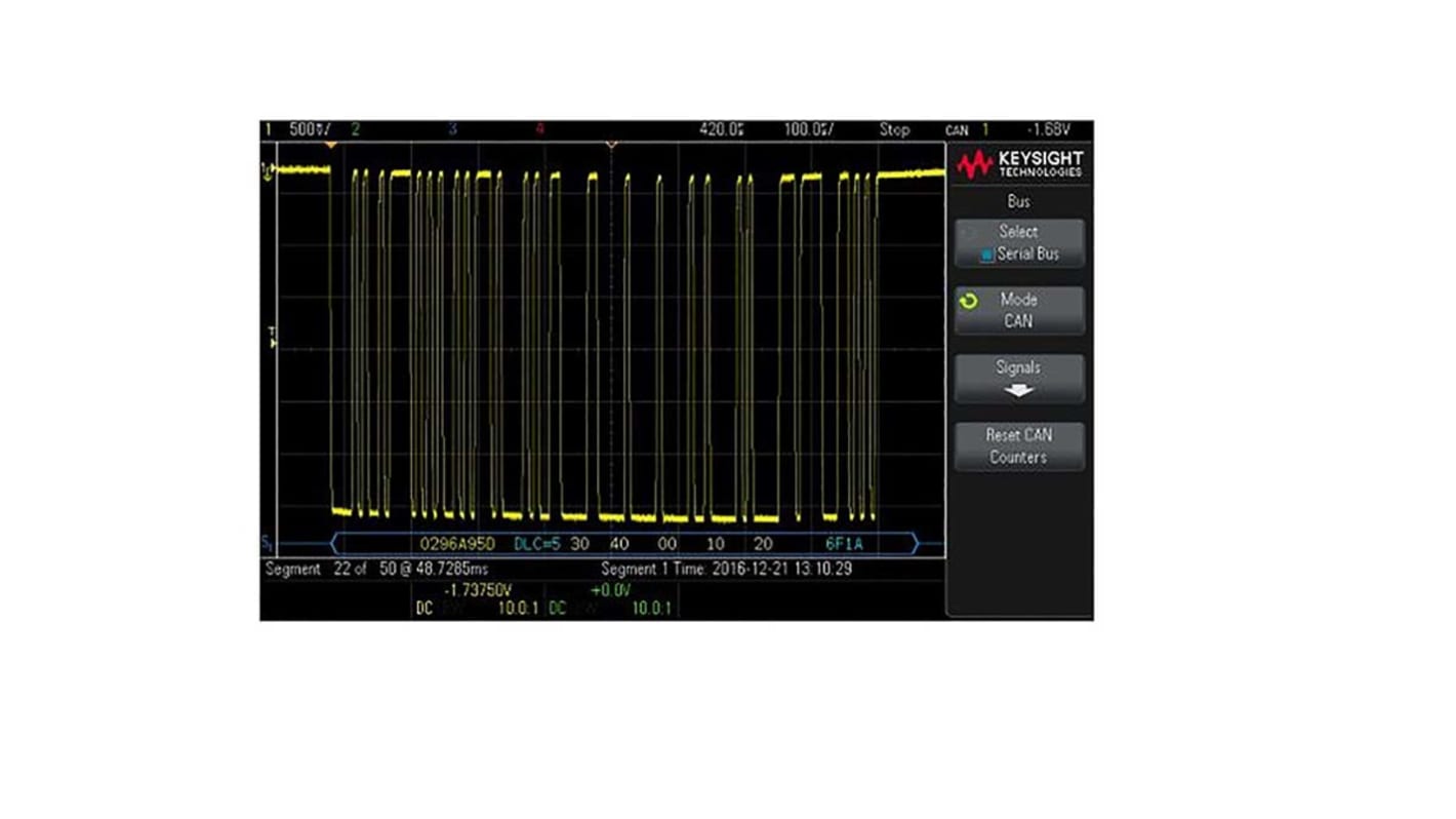 Keysight Technologies Automotive Triggering & Analysis Oscilloscope Software for Use with 3000A/T X