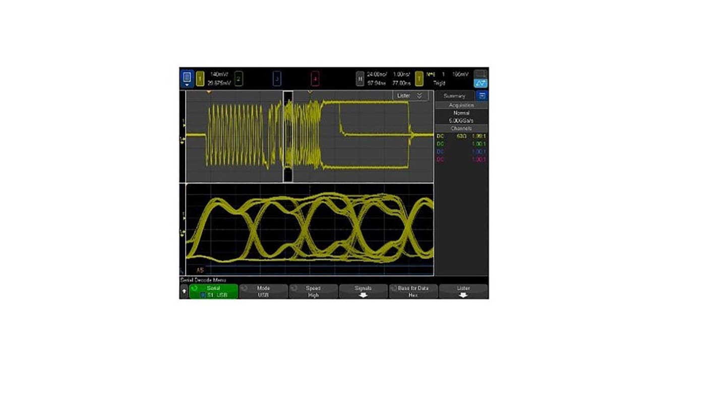 Keysight Technologies USB 2.0 Bus Trigger & Decode Oscilloscope Software for Use with 4000 X