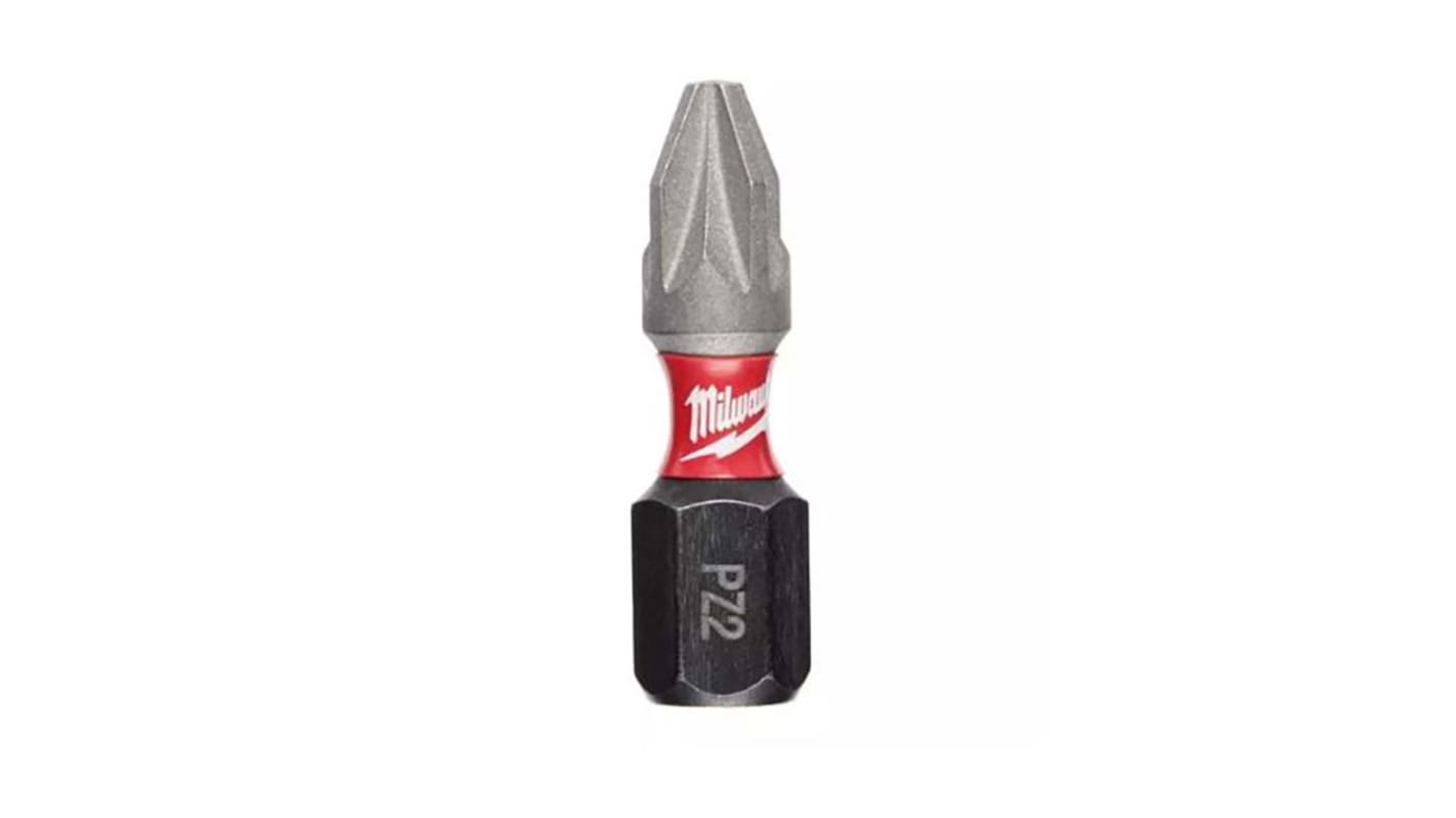 Milwaukee Pozidriv Screwdriver Bit, PZ2 Tip