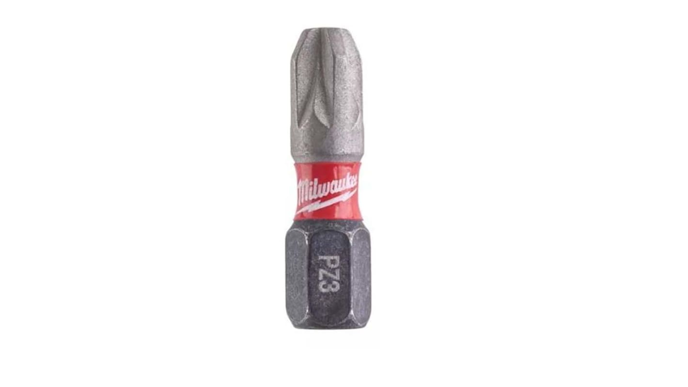 Milwaukee Pozidriv Screwdriver Bit, PZ3 Tip