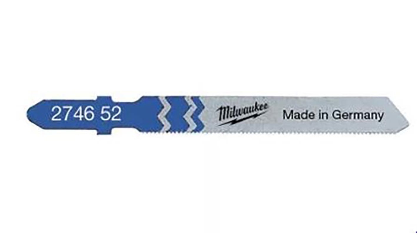 Milwaukee 55mm Cutting Length Jigsaw Blade, Pack of 5