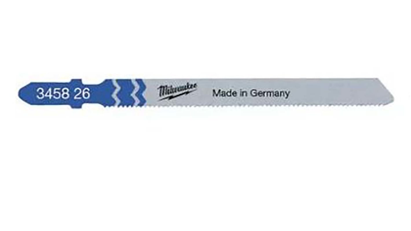 Milwaukee 66mm Cutting Length Jigsaw Blade, Pack of 5
