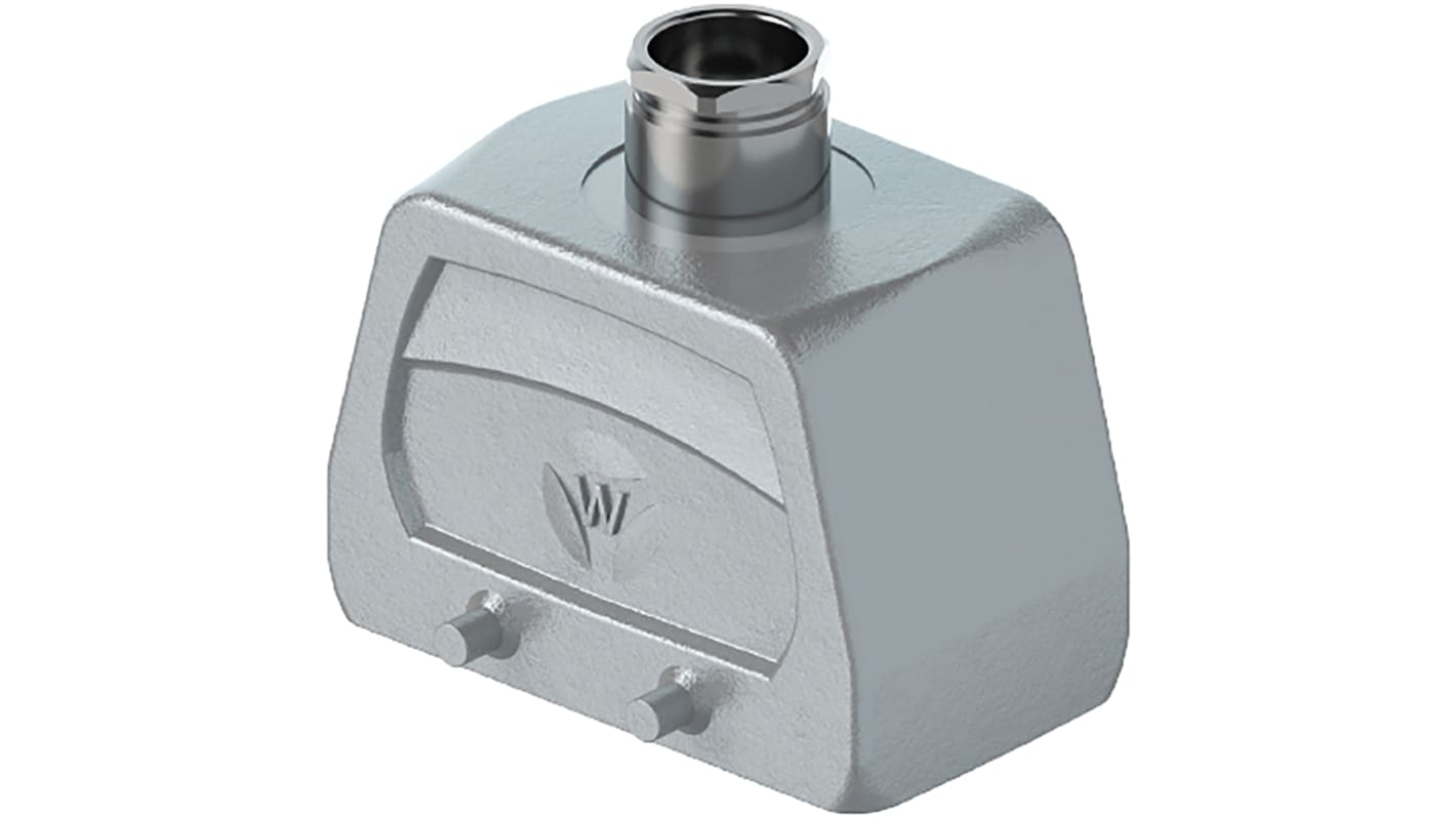 Base para conector industrial con entrada superior Wieland serie Hood BAS GOT GC, con rosca M20, para usar con