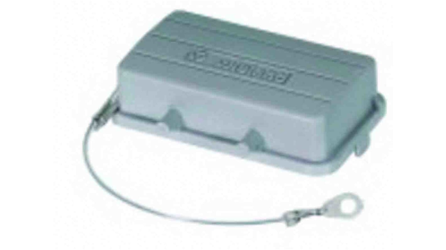 Wieland Cover BAS AD DA sorozat védőburkolat, 24P+E, 24 érintkezős, 16A, 500 V, használható: (Revos BASIC 24P+e