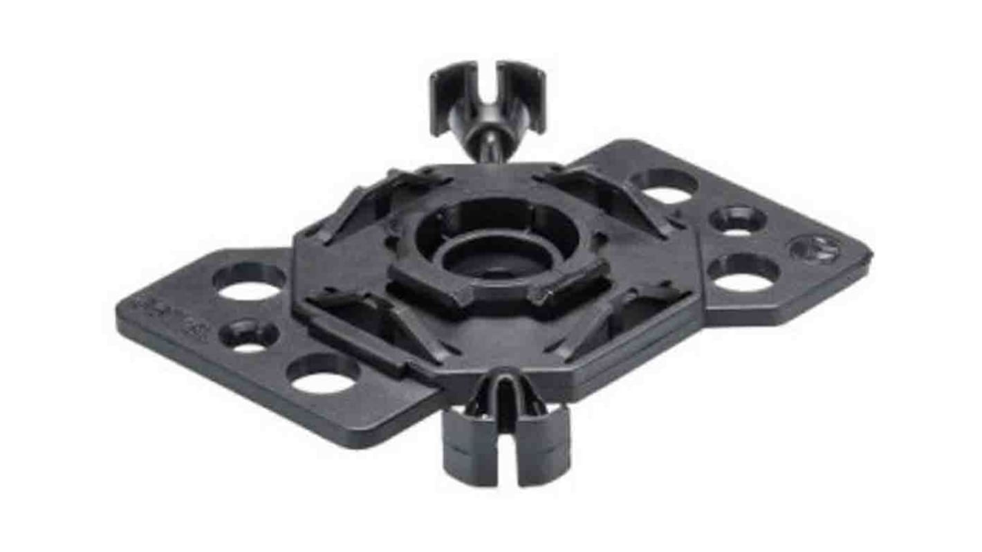 Wieland Black 2 way, 3 way, 5 way Gang Stainless Steel gesis GST18 Mounting Plate