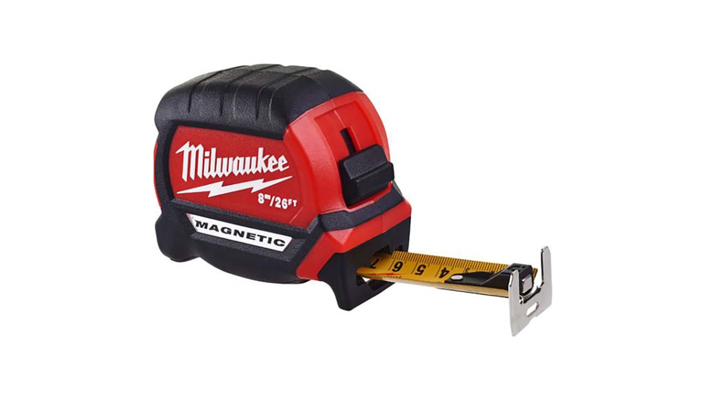 Milwaukee 4932 8m Tape Measure, Metric & Imperial, With RS Calibration