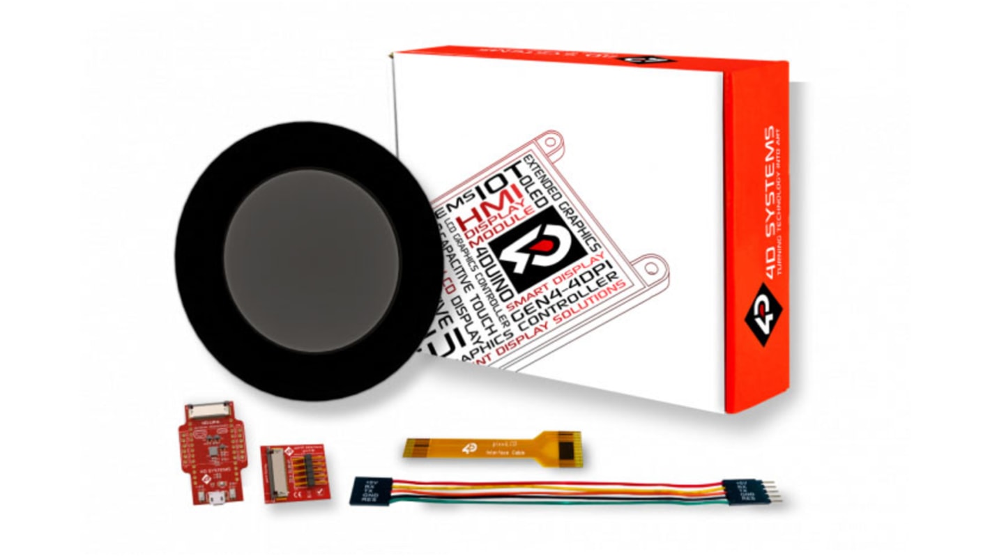 Kit de démarrage 1.3pouces pixxiLCD-13, Ecran tactile capacitif