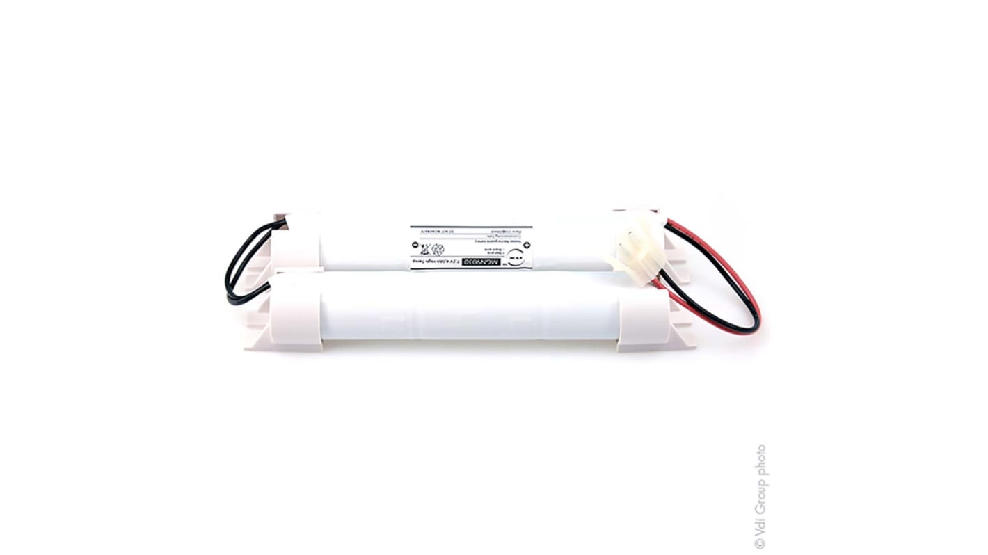 Packs de batteries D rechargeables RS PRO 7.2V NiCd 4Ah D x 6