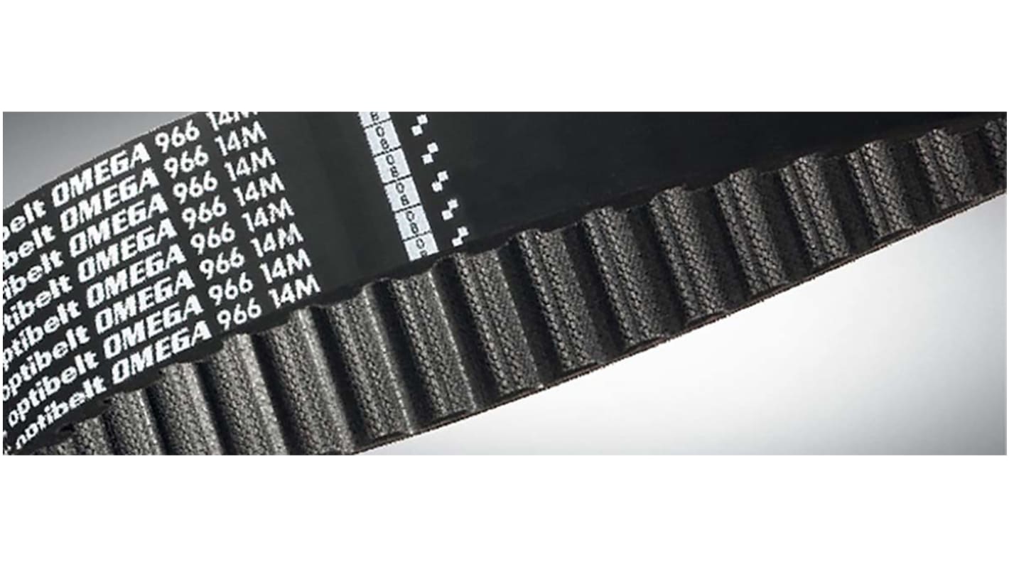 OPTIBELT 1600 8M 50 Timing Belt, 200 Teeth, 1600mm Length, 50mm Width RS