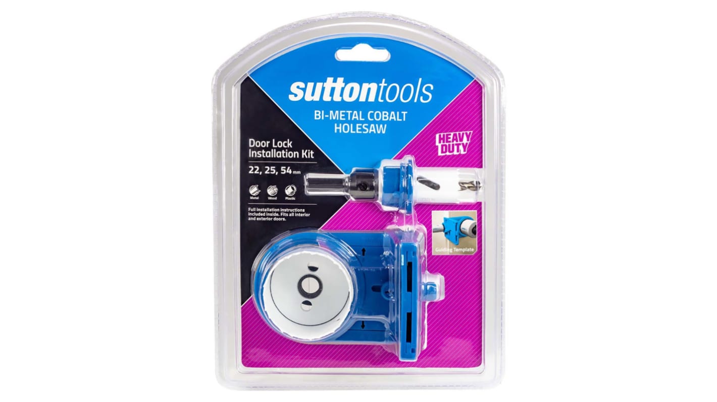 Sutton Tools Bi-Metal Cobalt 22mm Hole Saw Set