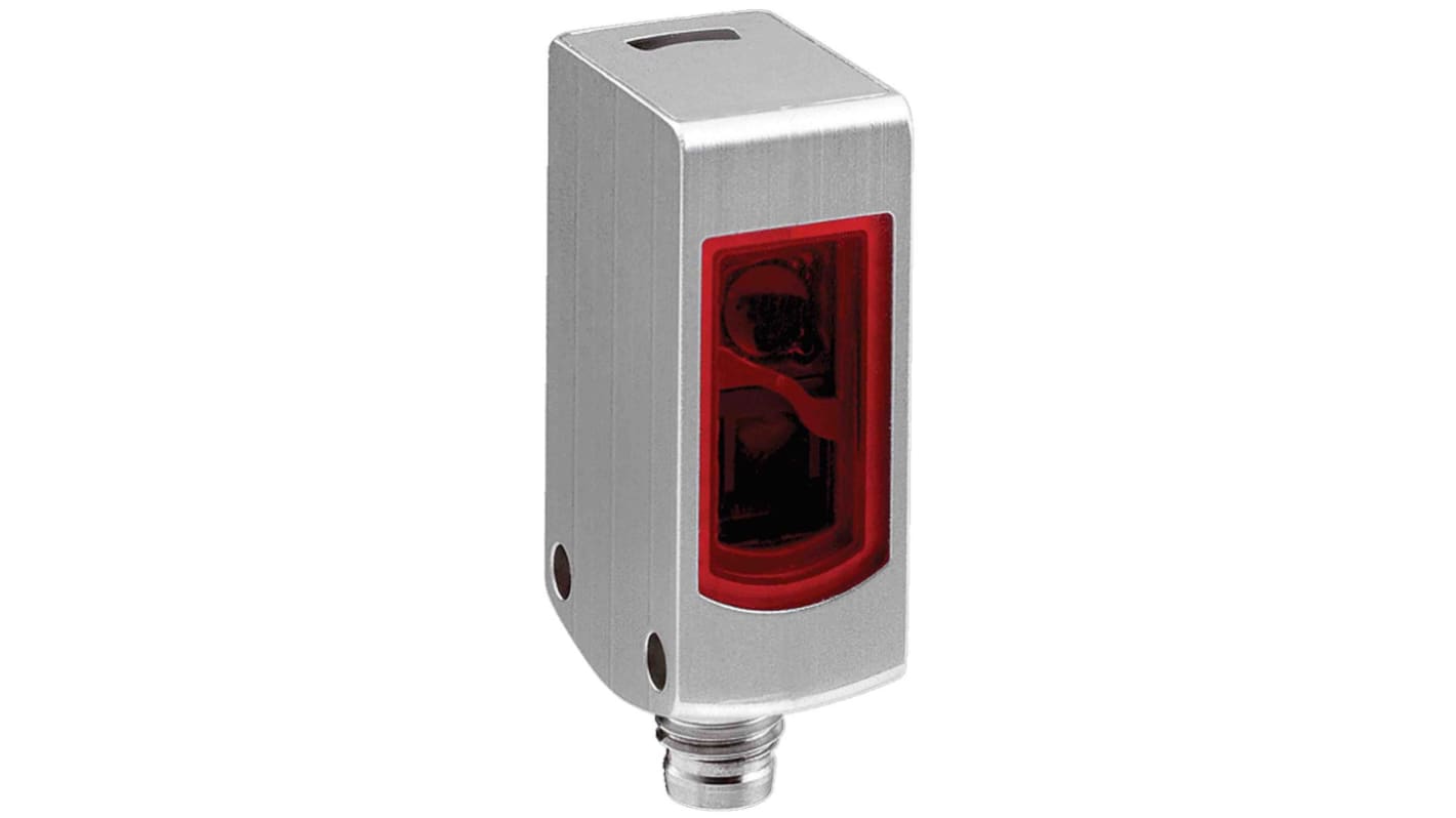 Fotocélula rectangular Sick, Sistema Reflex, alcance 4 m, salida PNP, Conector M8, IP66, IP67, IP68, IP69K