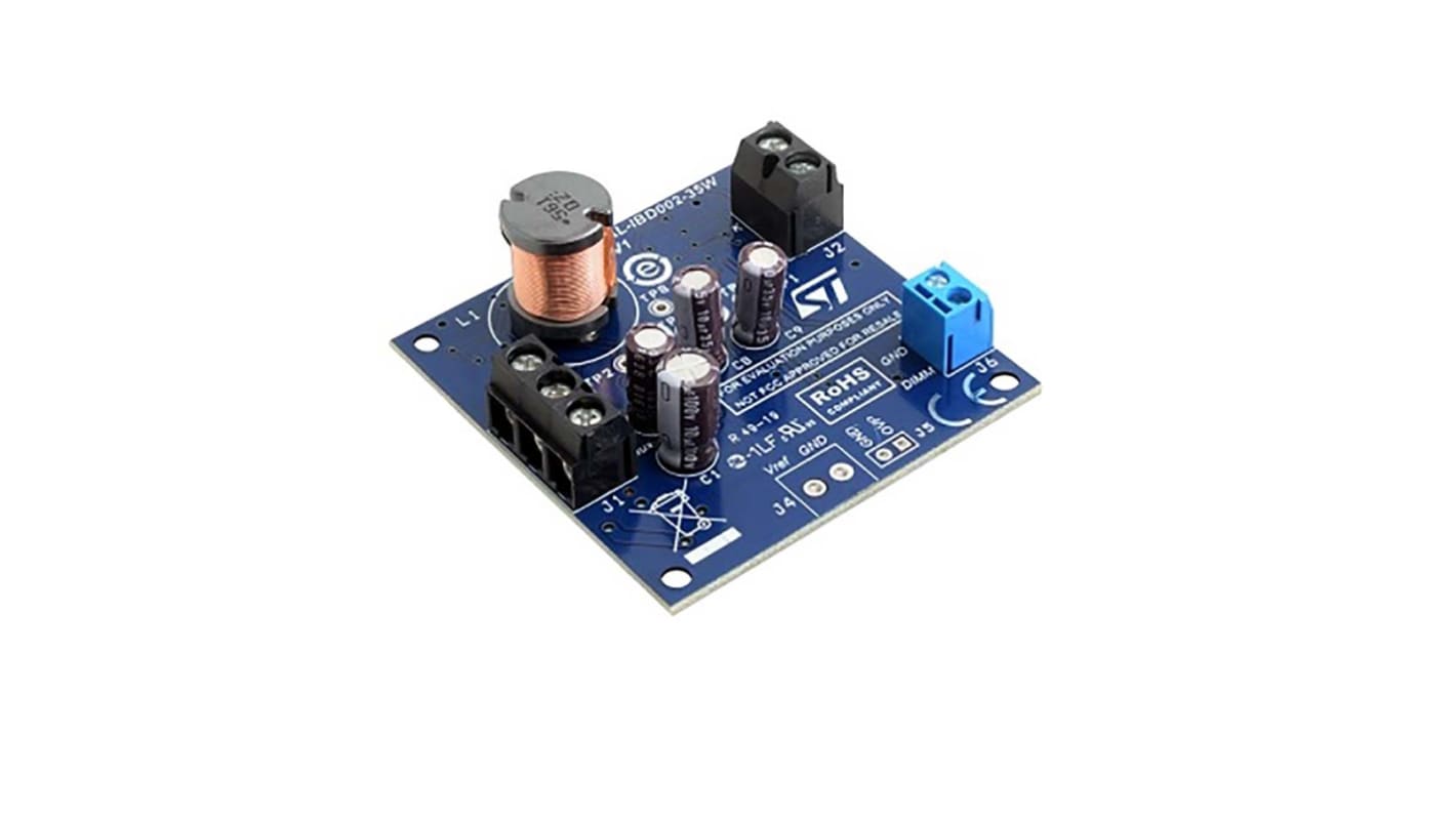 Placa de evaluación Conversor elevador de tensión STMicroelectronics Inverse Buck 35W with LED current controlled by