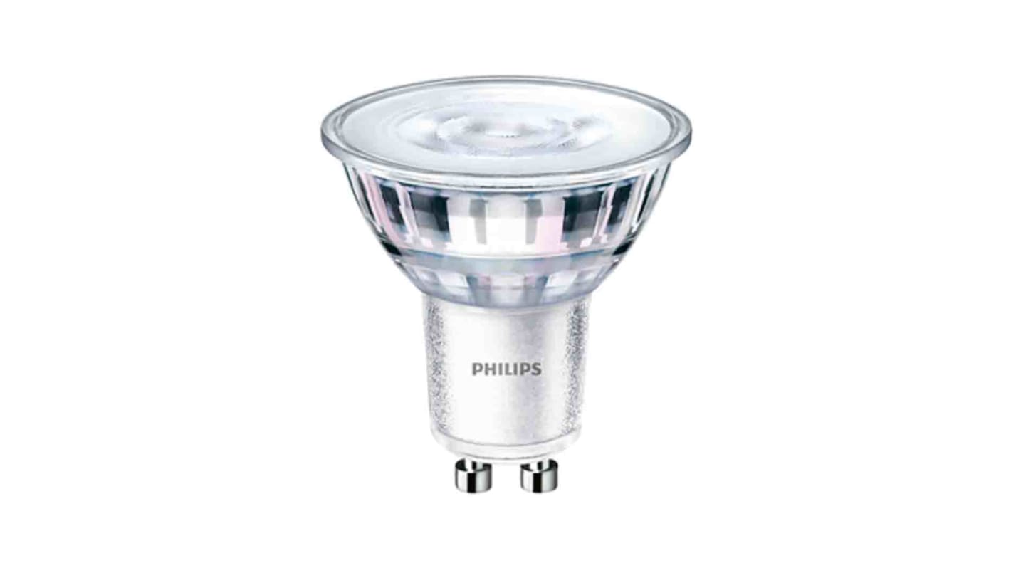 Ampoule à LED avec réflecteur GU10 Philips, 4 W, 2700K, Blanc chaud