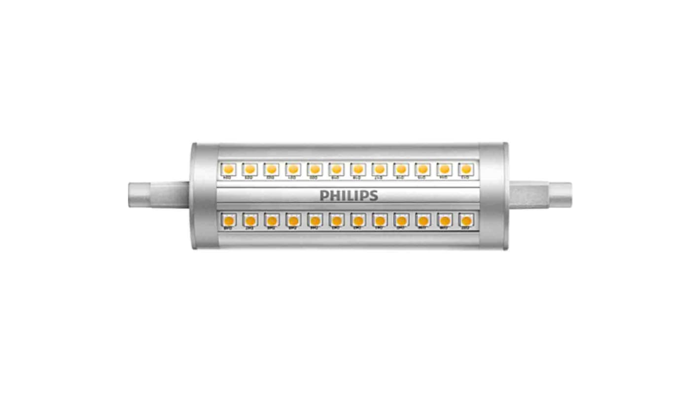 Lámpara LED PL, forma lineal Philips, 220 → 240 V, 5,5 W, casquillo R7S, regulable, 2.000 lm