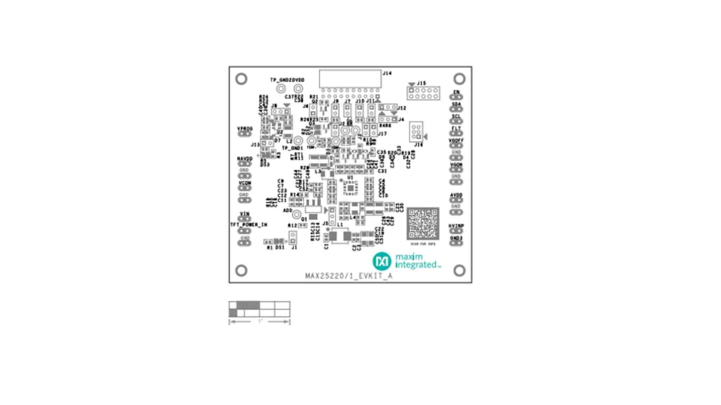 Kit di valutazione Alimentatore per MAX25220, MAX25221 MAX25221 Evaluation Kit MAX25221