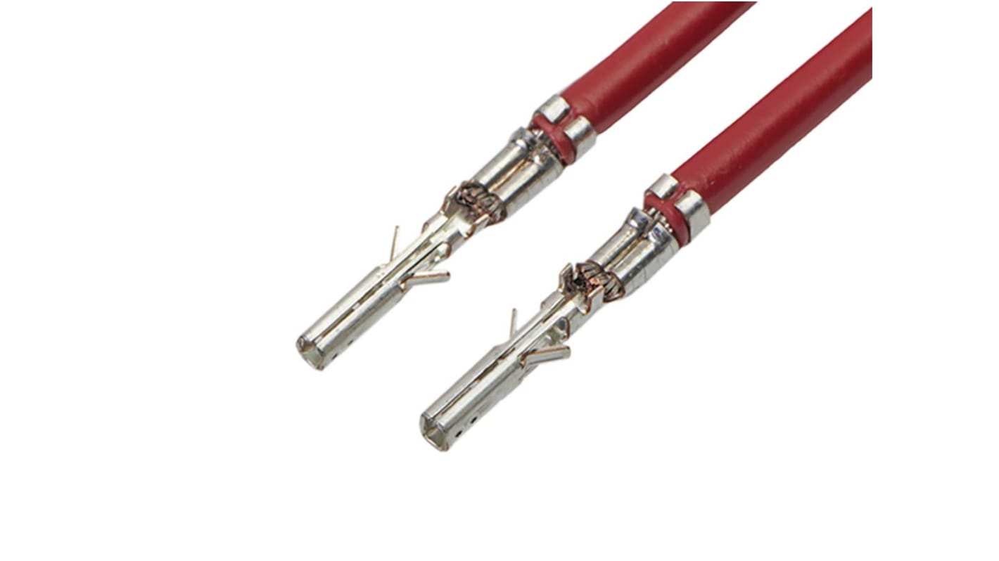 Molex Female Micro-Fit 3.0 to Female Micro-Fit 3.0 Crimped Wire, 225mm, 0.75mm², Red