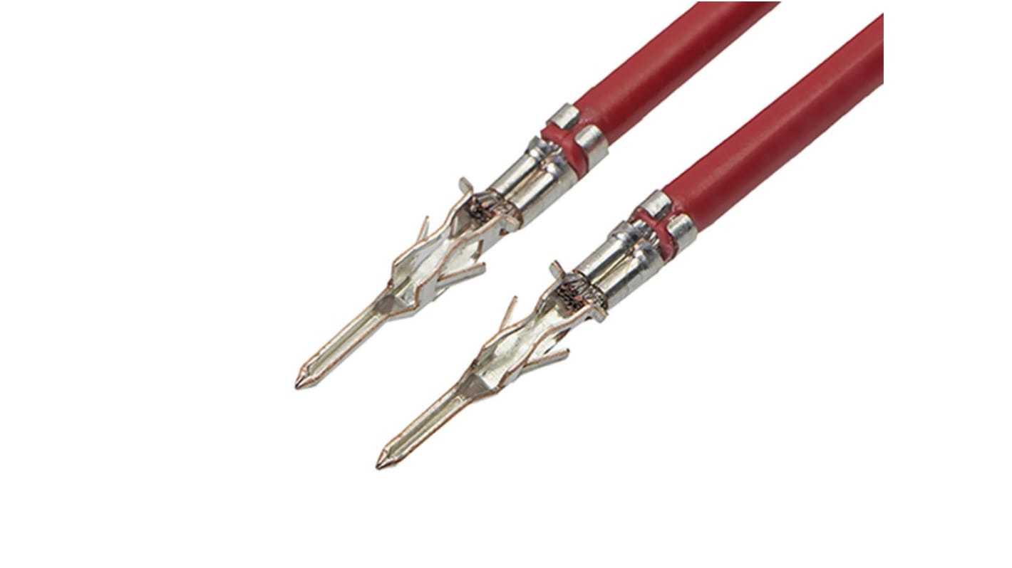 Molex Micro-Fit 3.0 Vorverdrahtete Crimp-Kontakte verzinnt, Rot 0.75mm², 75mm