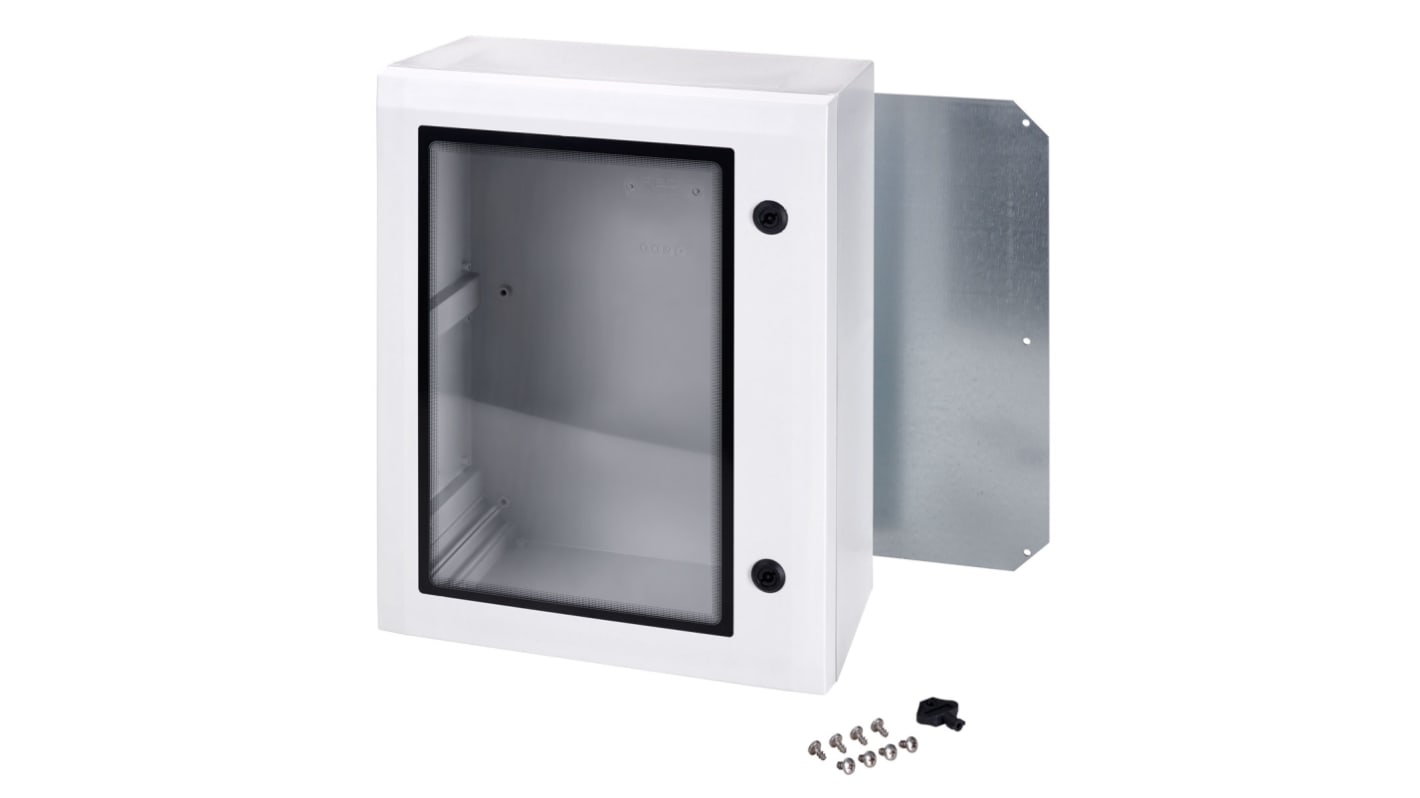 Fibox Polycarbonate Wall Box, IP65, 600 mm x 400 mm x 210mm