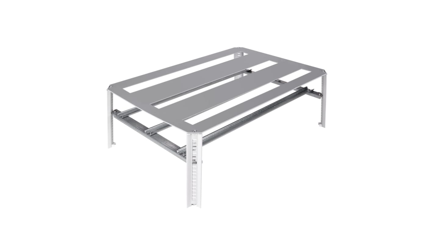 Juego de bastidor de carril DIN Fibox de Policarbonato, 500 x 700 x 300mm, para usar con CA IEC