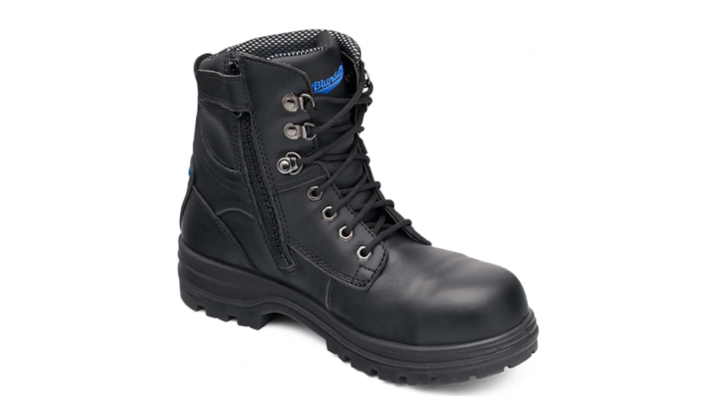 Blundstone 242 Black Steel Toe Capped Unisex Ankle Safety Boots, UK 9.5, EU 43.5