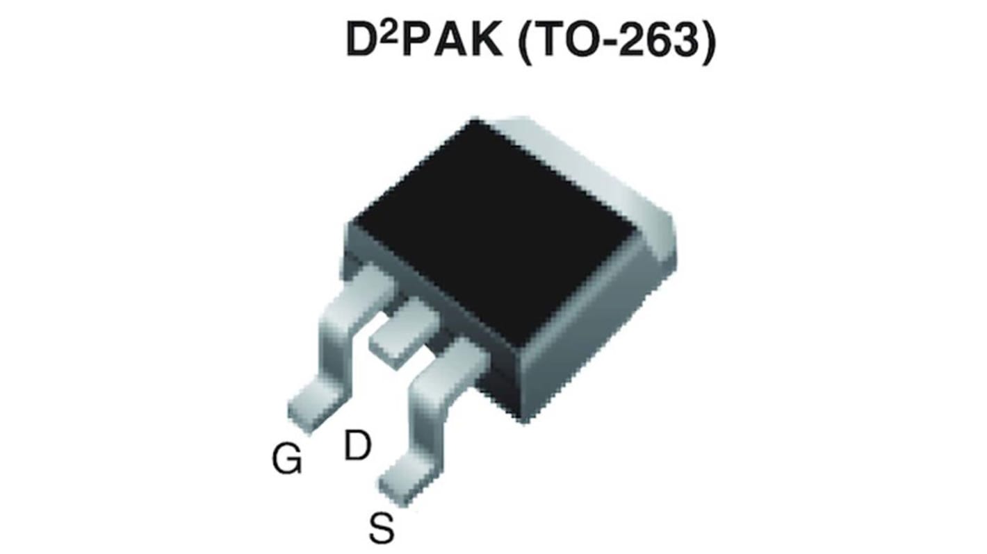 Vishay Nチャンネル MOSFET600 V 29 A 表面実装 パッケージD2PAK (TO-263) 3 ピン