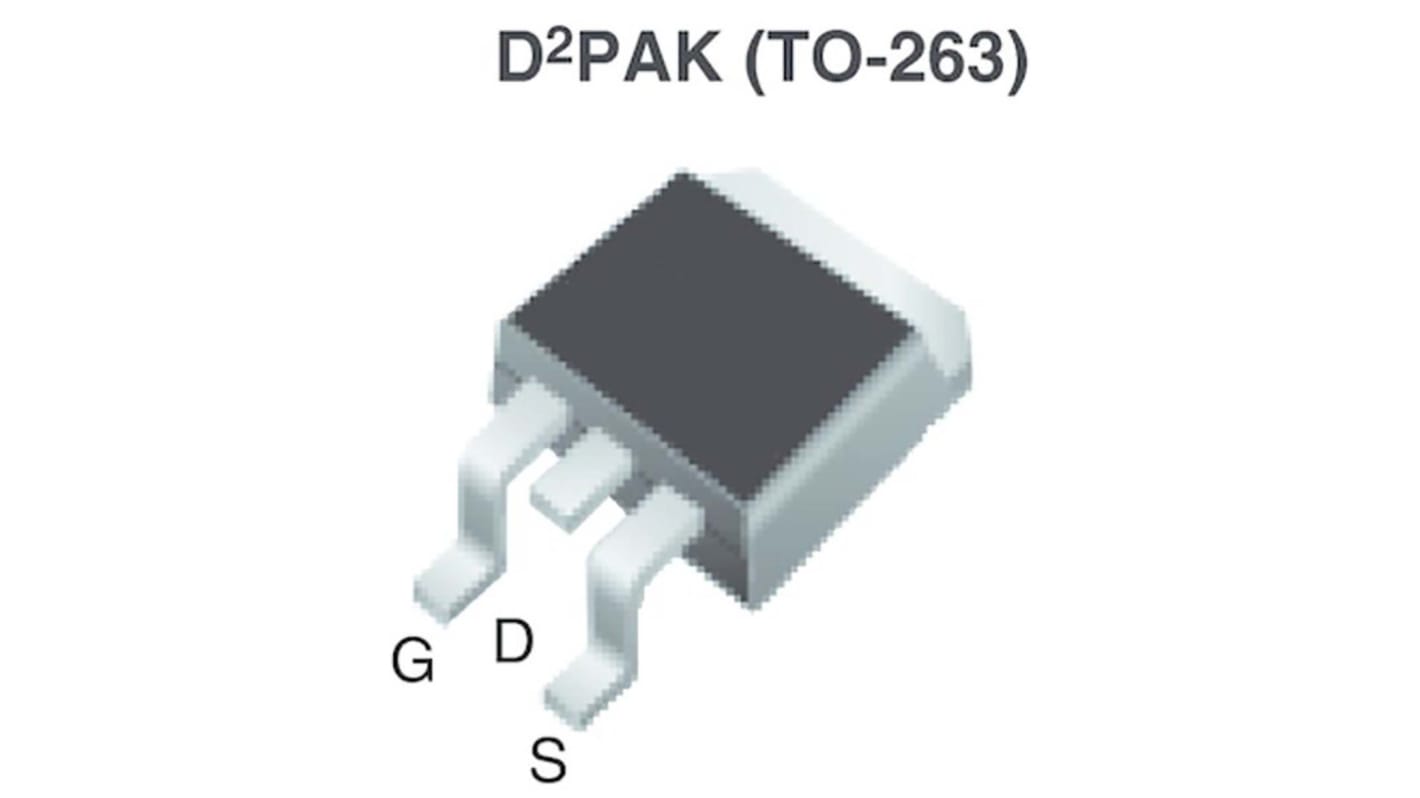 Vishay SiHB17N80E SIHB17N80E-GE3 N-Kanal, SMD MOSFET 800 V / 15 A, 3-Pin D2PAK (TO-263)