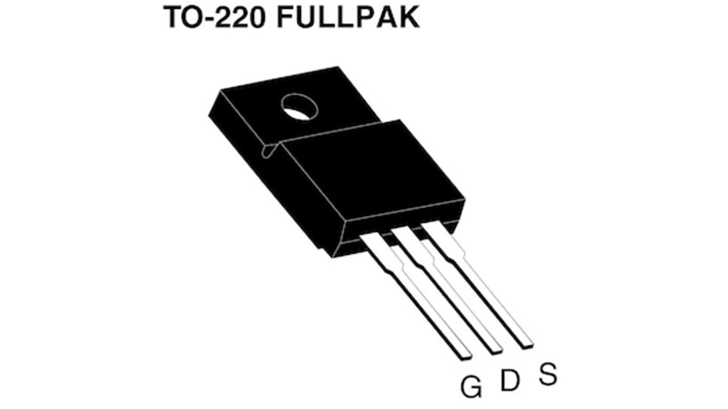 N-Channel MOSFET, 16 A, 600 V, 3-Pin TO-220FP Vishay SIHF068N60EF-GE3