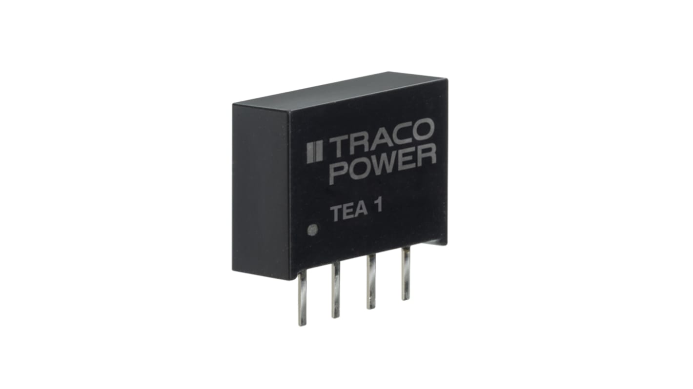 TRACOPOWER TEA 1 DC/DC-Wandler 1W 5 V dc IN, 5V dc OUT / 200mA Durchsteckmontage 1.5kV isoliert