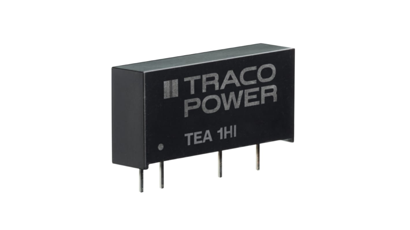 Convertisseur DC-DC TRACOPOWER, TEA 1, Montage traversant, 1W, 5V c.c., 200mA