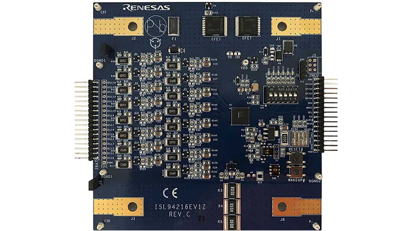 Placa de evaluación Monitorización de batería Renesas Electronics ISL94216E Evaluation Kit - ISL94216EVKIT1Z