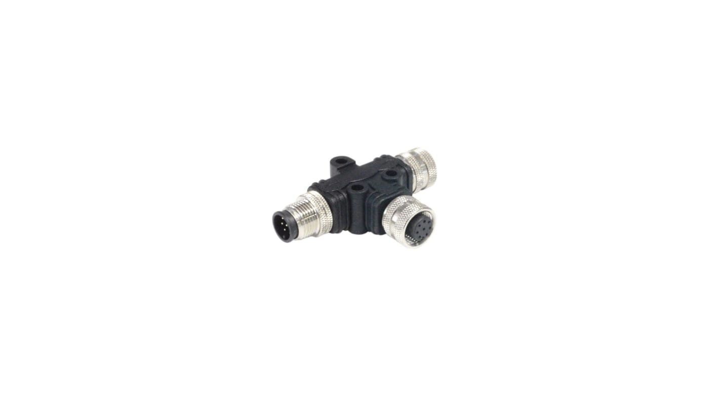 Bulgin Rundsteckverbinder Adapter, Buchse, M12, 1 Ports, 12-polig / Stecker