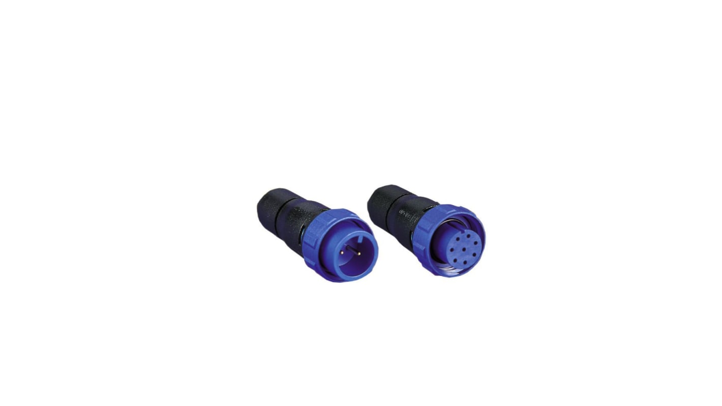 Bulgin Circular Connector, 4 Contacts, Cable Mount, Miniature Connector, Plug, Male, IP68, Buccaneer 400 Series