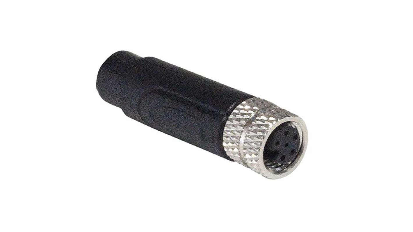 Bulgin Circular Connector, 6 Contacts, Panel Mount, M8 Connector, Socket, M8 Series