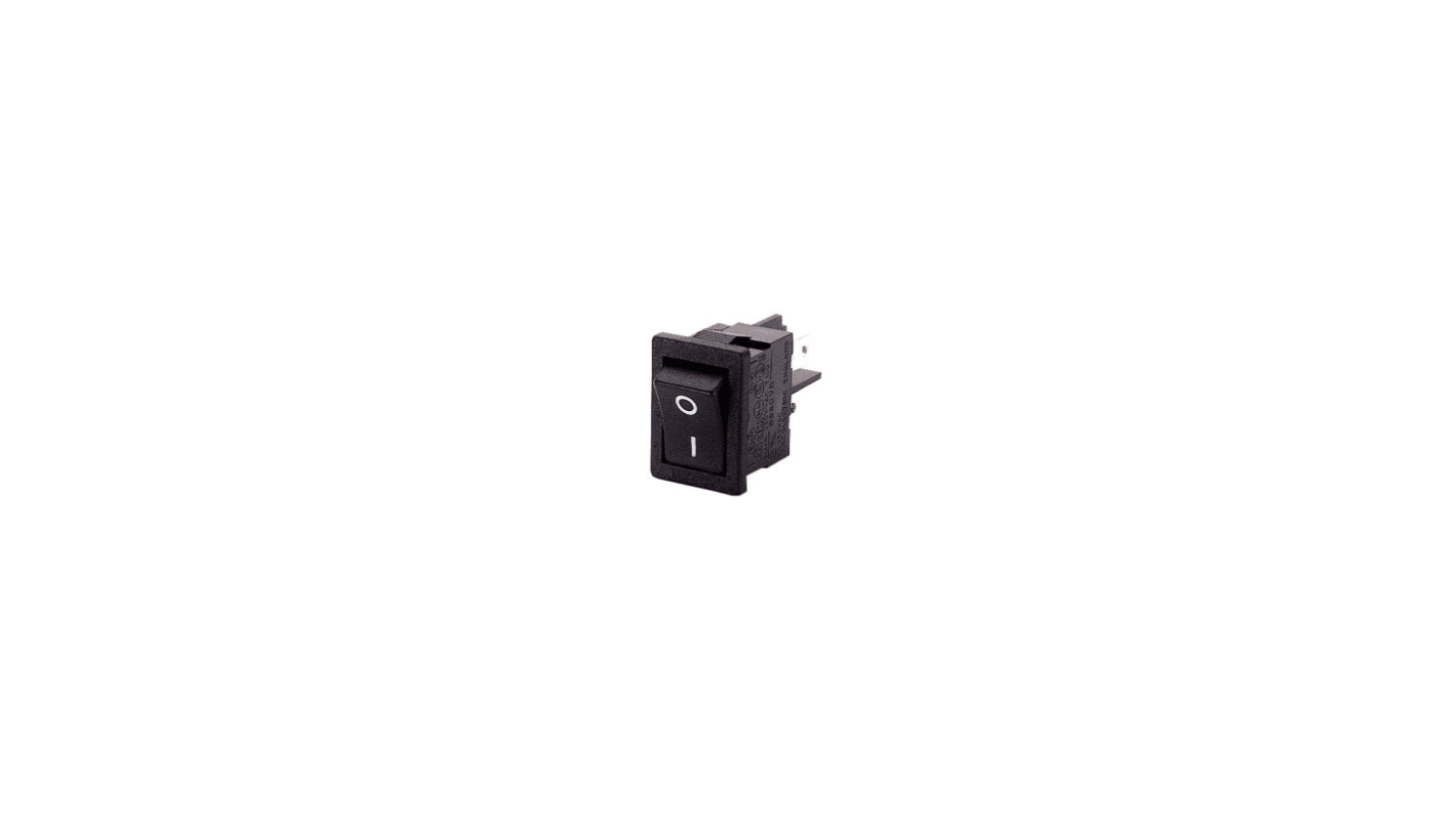 Bulgin Tafelmontage Wippschalter 1-poliger Wechsler Ein-Aus 12.9mm x 19.4mm