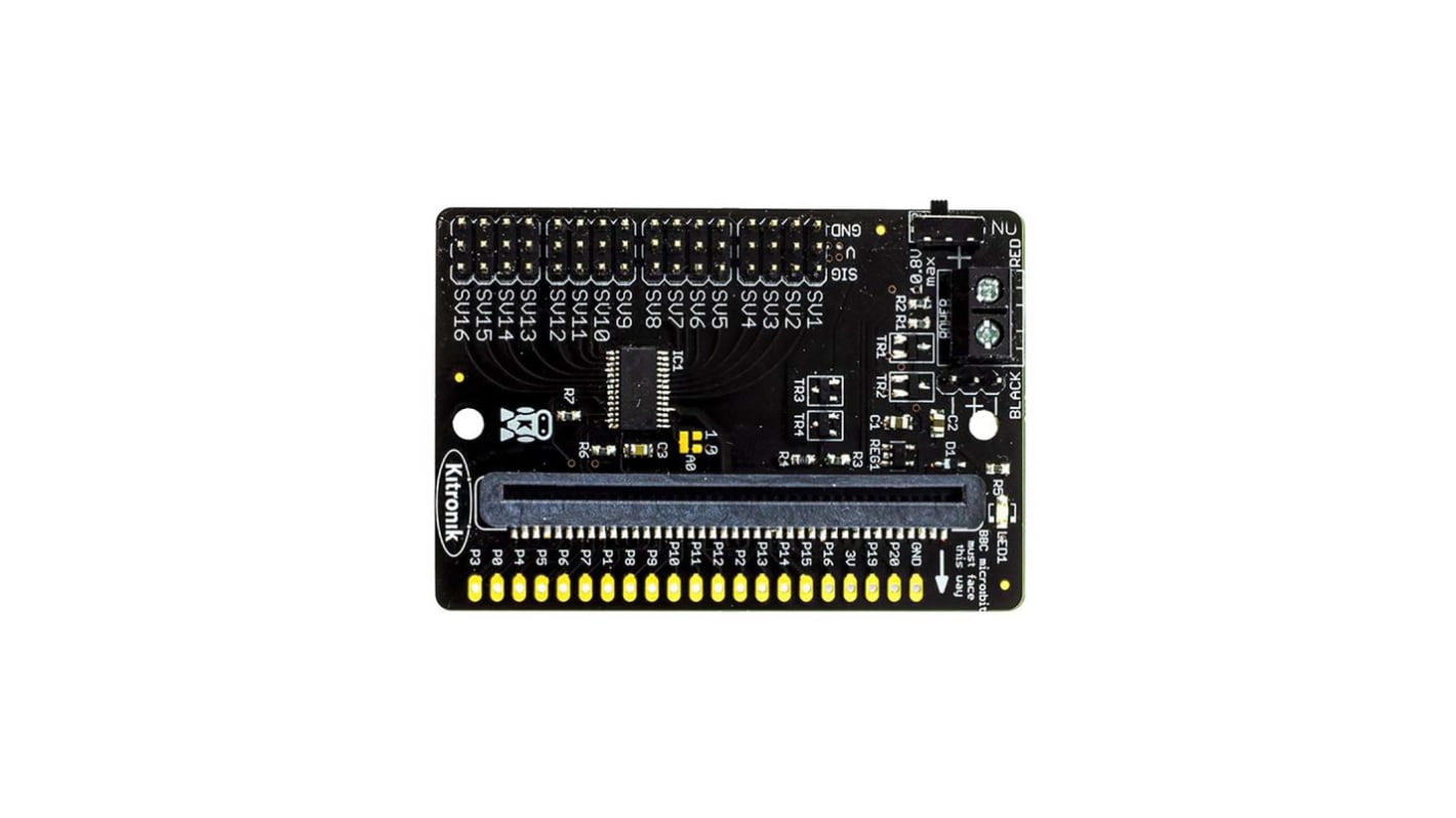 Carte de commande 16 servomoteurs pour BBC micro:bit Kitronik