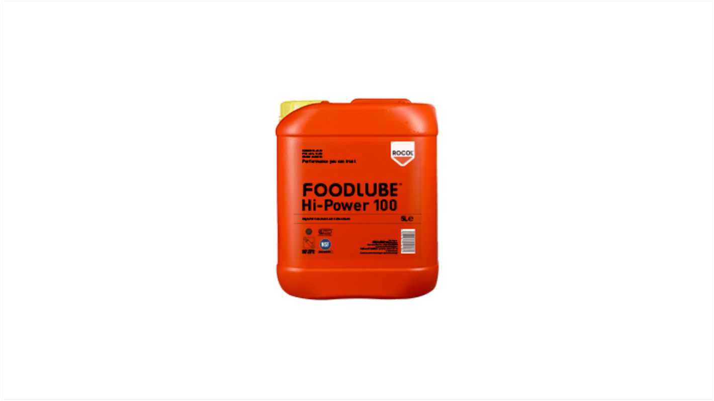 Rocol Lubricant Oil 5 L Foodlube® Hi-Power 100,Food Safe