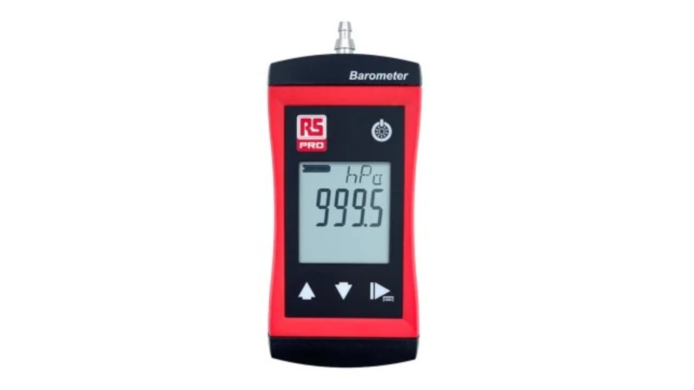 RS PRO RS 1111 Vacuum Manometer With 1 Pressure Port/s, Max Pressure Measurement 1.7bar With RS Calibration