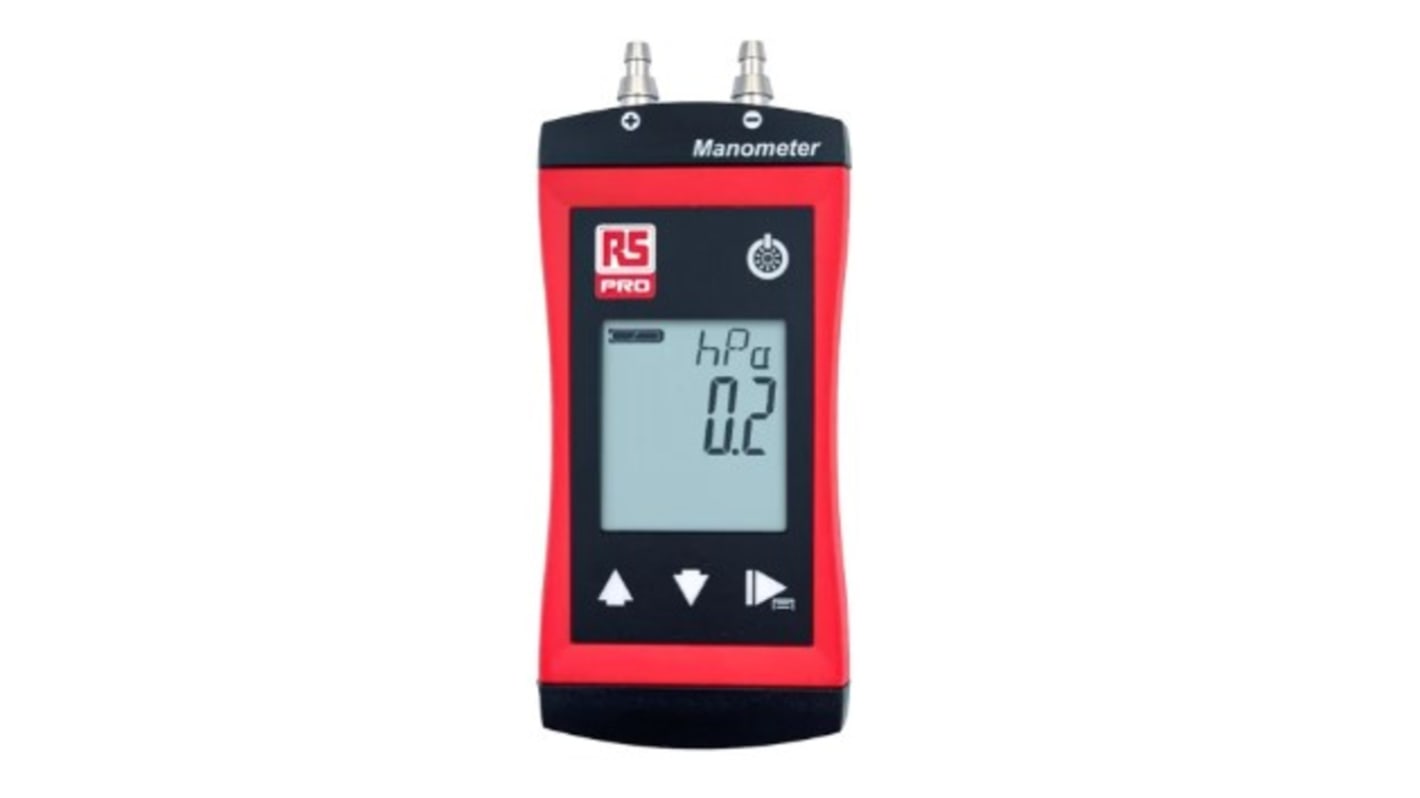 RS PRO RS 1113 Manometer, RSCAL kalibreret