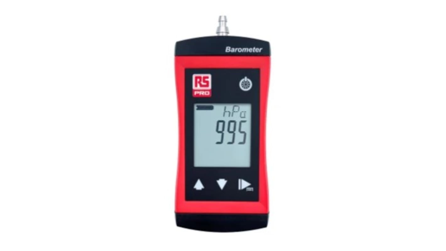 RS PRO RS 1114 Vacuum Manometer With 1 Pressure Port/s, Max Pressure Measurement 14bar With RS Calibration