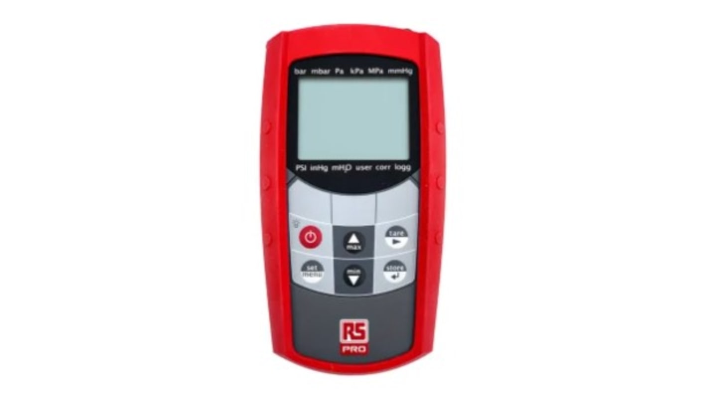 Manómetro Absoluto RS PRO RS MH 5130 + RS MSD 25 BAE, calibrado RS, presión de 0bar → 1000bar