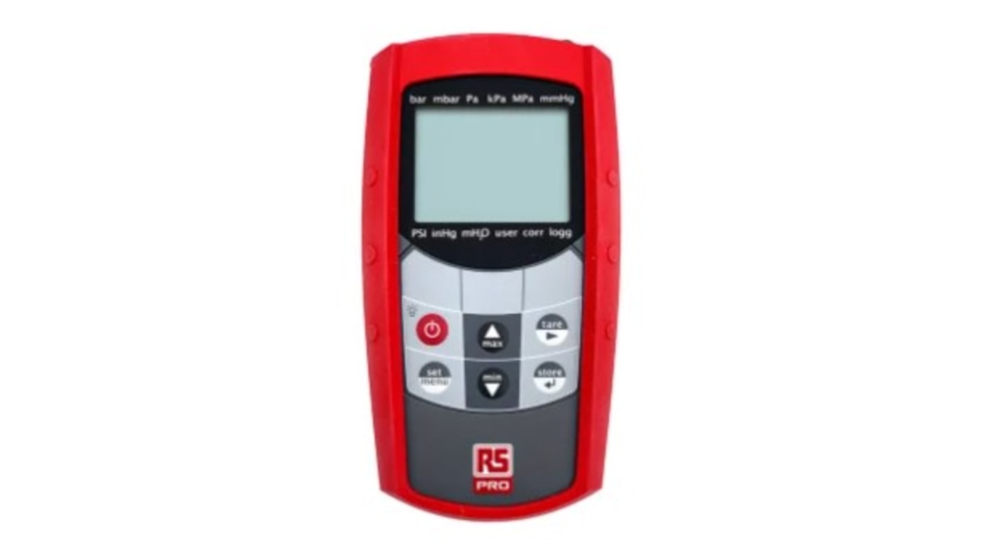 RS PRO RS MH 5130 + RS MSD 25 BAE Manometer, RSCAL kalibreret