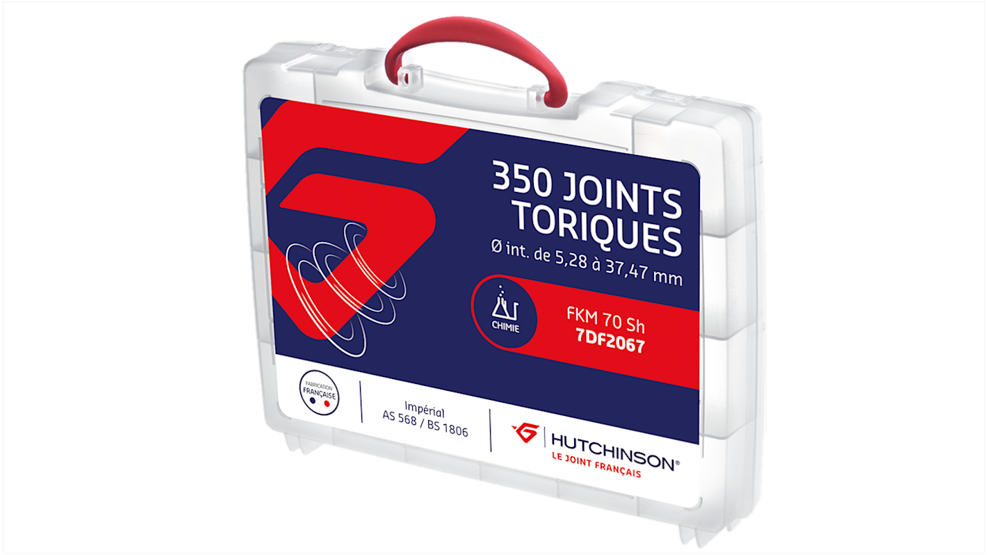 Kits de juntas tóricas Hutchinson Le Joint Français de FKM, contiene Juntas tóricas