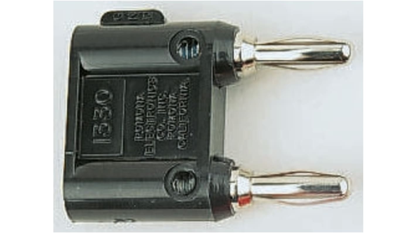 Fluke Red Male Banana Plug, 4 mm Connector, Screw Termination, 15A, 5000V, Nickel Plating