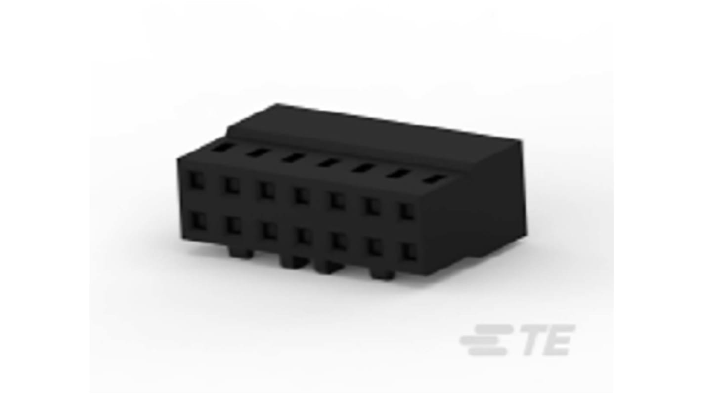 TE Connectivity 基板用コネクタハウジング 14極 ピッチ：2mm 2列 1-2316109-4