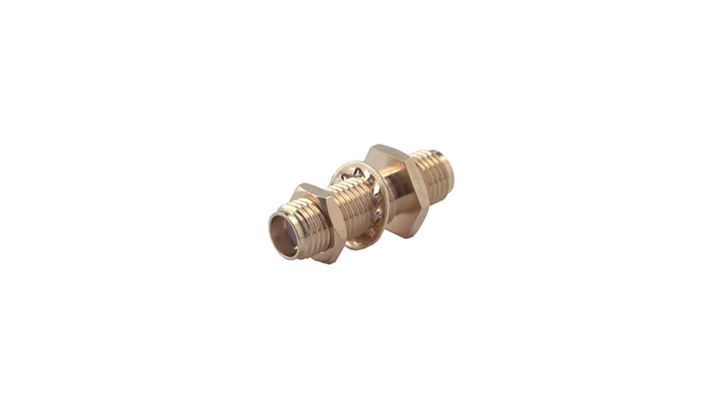 Adaptateur coaxial Huber+Suhner SMA Femelle vers SMA Femelle, Droit, 50 O 18GHz