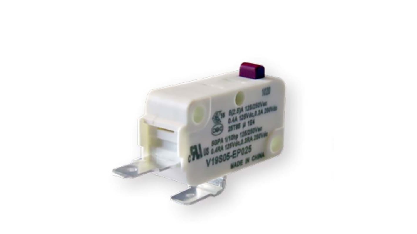 Microinterruttore, Honeywell, SP-CO, 16 A, IP40, Diritto per circuito stampato