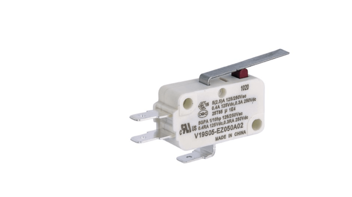 Microinterruttore, Honeywell, SP-CO, 16 A, IP40, Attacco rapido