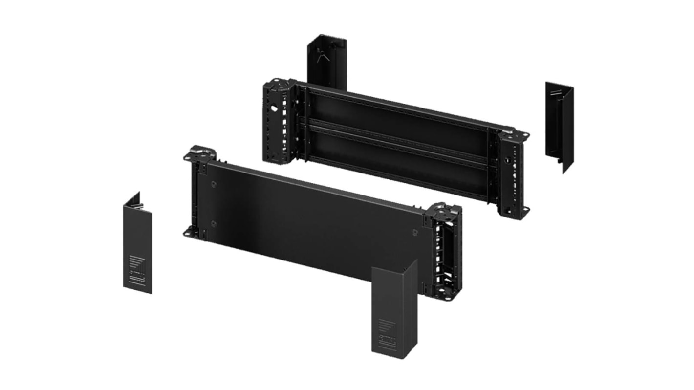 Rittal Black Steel Rack Panel, 40HP