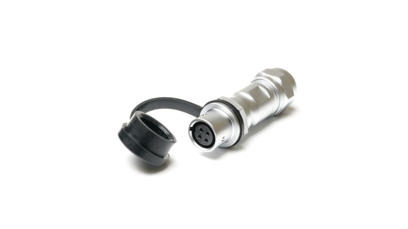 RS PRO Circular Connector, 4 Contacts, Cable Mount, Socket, Female, IP67